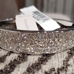 Charter Club Silvertone Crystal Bracelet